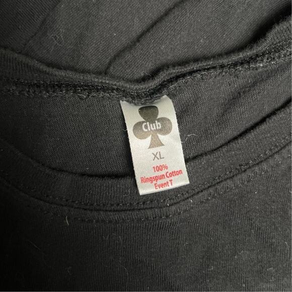 London England Black Graphic T-shirt Size XL Short Sleeve Tee Boxy Cotton - Picture 5 of 5